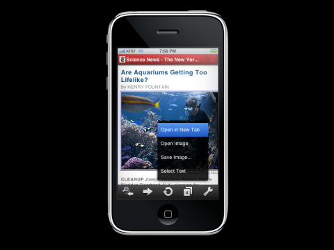 Opera Mini auf dem iPhone