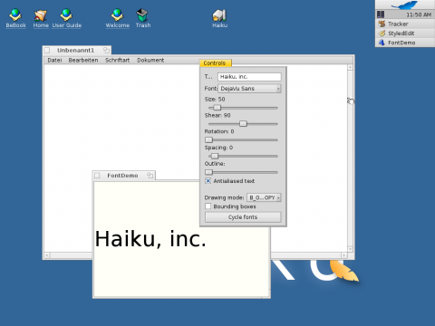 Dank Freetype beherrscht Hinting