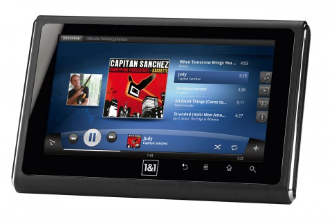 1&1 Smartpad - Musikwiedergabe