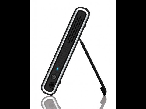 1&1 Smartpad - von der Seite mit ausgeklapptem Standfu&szlig;