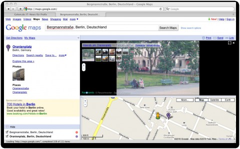 Wer etwas sucht, der findet in Google Street View klar erkennbare Personen.