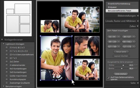 Adobe Lightroom - Printlayouts (Bild: Adobe)