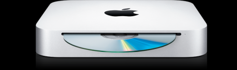 Ein DVD-Brenner geh&ouml;rt dazu. Nur der Mac Mini Server ist ohne optisches Laufwerk und bietet stattdessen zwei Festplatten.
