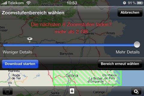 Der Download kann durchaus mehrere GByte umfassen.