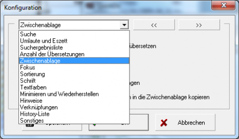 Weitere Optionen