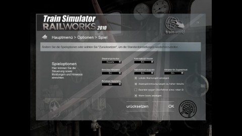 Spieleinstellungen ...