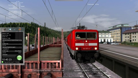 Abfahrt aus dem Bahnhof