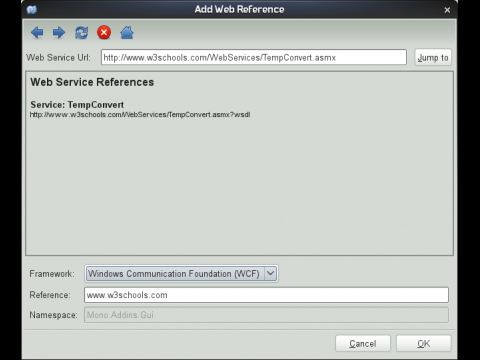 Die Monodevelop IDE in Version 2.4
