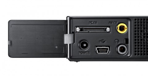 Pico-Beamer Samsung SP-H03 - die Schnittstellen