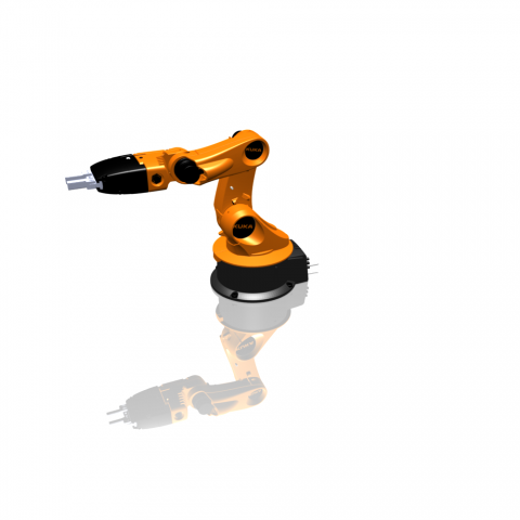 Als Hand dient ein Greifer mit zwei Fingern. (Bild: Kuka)