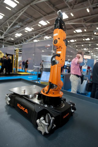 Vorgestellt wurde das System k&uuml;rzlich auf der Automatica,...(Foto: Christian Hass/ Fraunhofer IPA)