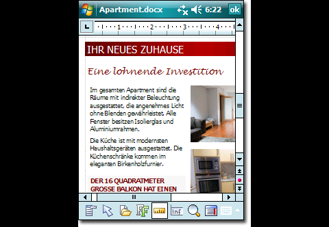 Softmaker Office 2010 f&uuml;r Windows Mobile - Textmaker