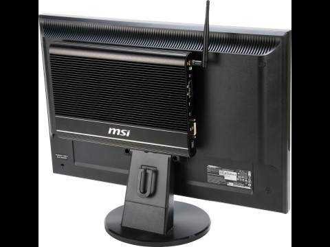 Windbox III von Spo-Comm, an ein Display montiert