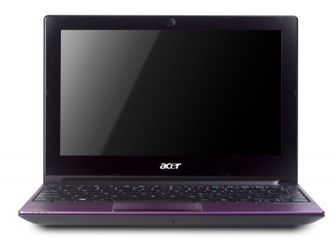 Acer-Netbook Aspire One D260 - in der Farbgebung Cool Purple