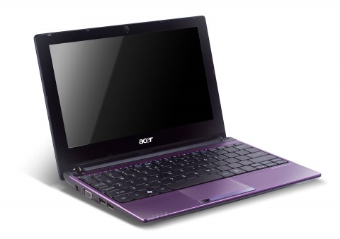 Acer-Netbook Aspire One D260 - in der Farbgebung Cool Purple
