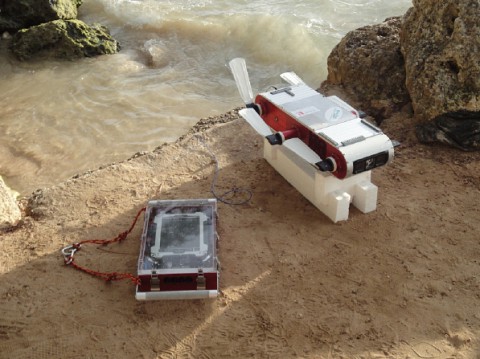 Aquarobot und Aquatablet (Foto: Jenkin/ Verzijlenberg)