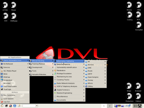 Damn Vulnerable Linux 1.5 "Infectious Disease"