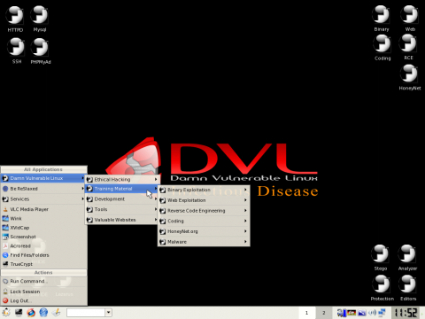 Damn Vulnerable Linux 1.5 "Infectious Disease"