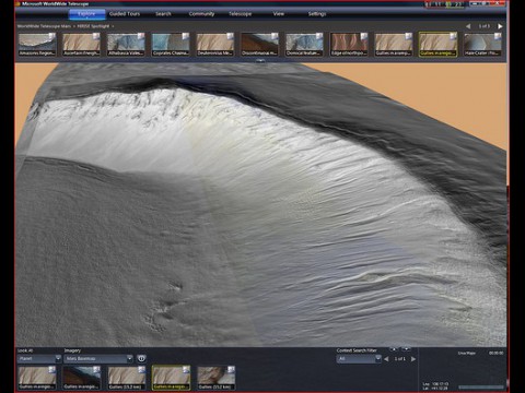 Die Bilder stammen von der Nasa,... (Bild: Microsoft)