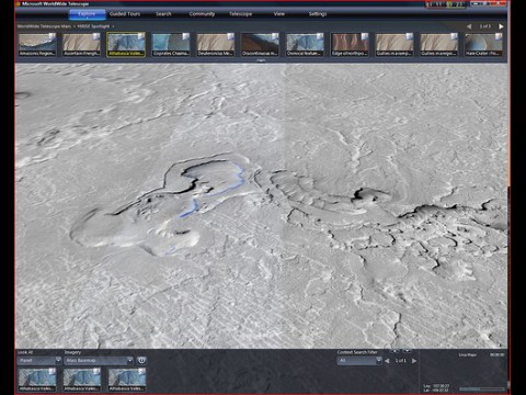 ... genauer gesagt von einem Mars-Orbiter (Bild: Microsoft)