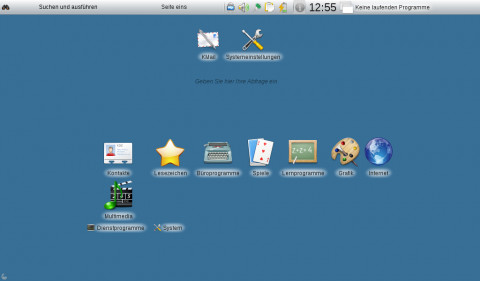 Der Plasma-Desktop aus der KDE SC eignet sich auch f&uuml;r den Einsatz auf Netbooks...