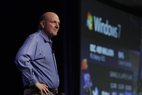Ballmer will mit getuntem Windows 7 und neuen Slate-Tablets von Hardware-Partnern  den Tablet-Markt zur&uuml;ckerobern. (Foto: Microsoft)