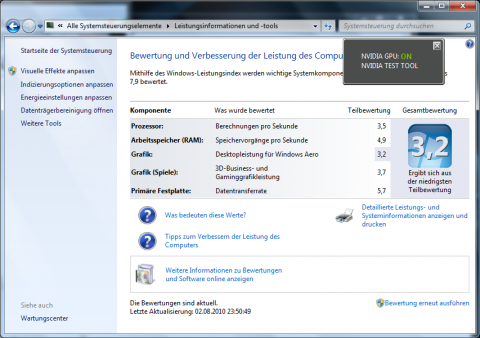 Windows-Leistungsindex