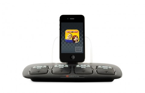 Griffin Partydock mit iPhone