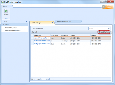 Visual Studio Lightswitch