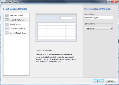 Visual Studio Lightswitch