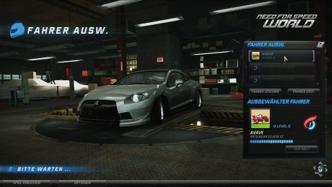 Die Garage in Need for Speed World