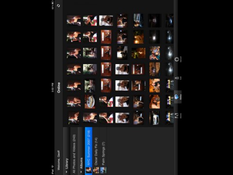 Adobe Photoshop Express auf dem iPad