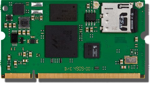 Das Modul mit SO-DIMM-Port