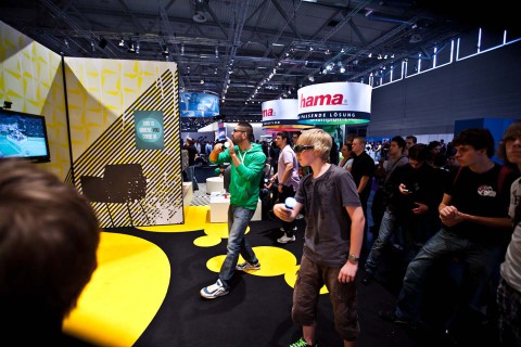 3D-Tennis: Eine ge&uuml;bte Vorhand hat schon so manchen Sieg gerettet. (Foto: Maximilian Knop)