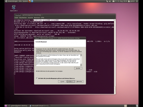 ...darunter auch Visual-C-Runtimes.