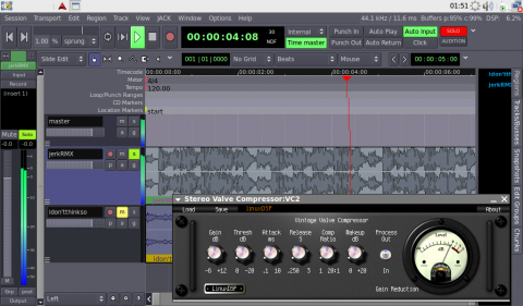 Ardour mit DSP-Plugins