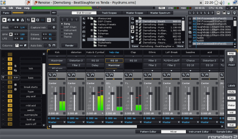 Renoise unter Transmission