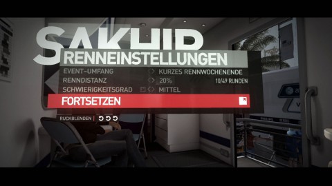 Rennen k&ouml;nnen auch in voller L&auml;nge gefahren werden.