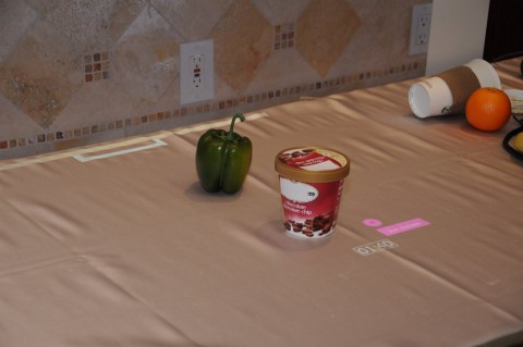 Eine Eispackung wird erkannt...