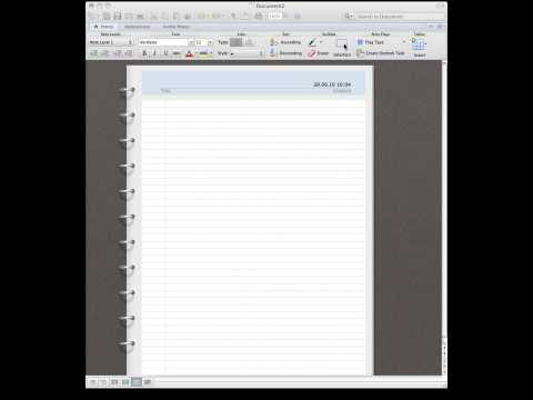Word 2011: Gut zu sehen sind die kontextbezogenen Ribbons.