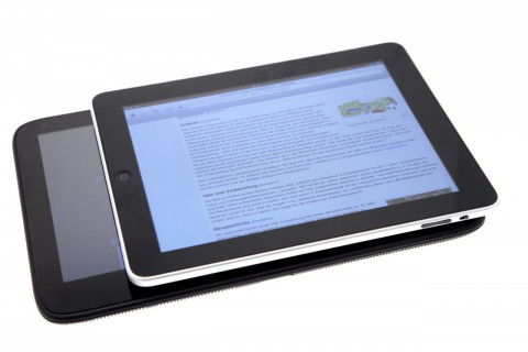WeTab und iPad im Gr&ouml;&szlig;envergleich