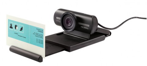 Live! Cam inPerson 1080 - mit Halterung zum Scannen von Visitenkarten