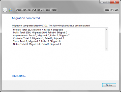 Open-Xchange Microsoft Outlook Uploader