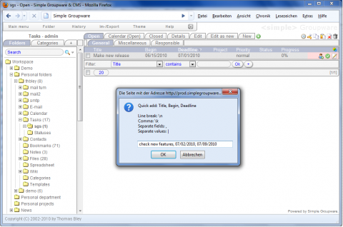 Simple Groupware