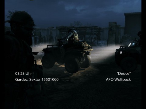 In einer Mission steuert der Spieler Quad-Bikes.