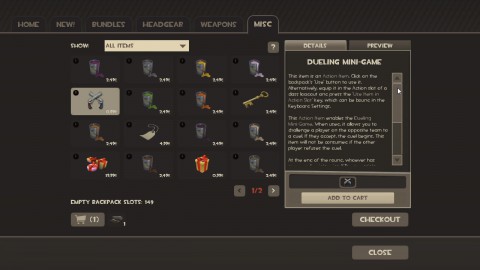 Der Mann-Conomy-Shop in Team Fortress 2