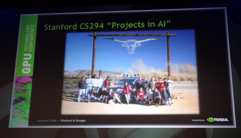 Das Stanford-Team vor Stanley