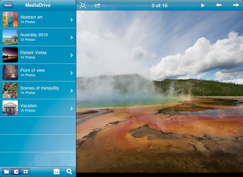 WD Photos Viewer iPad-Version
