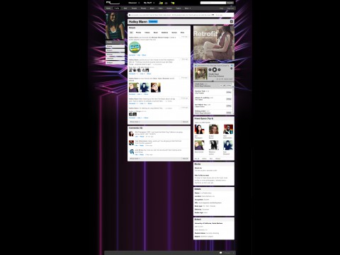 Neues Myspace-Nutzerprofil (Screenshot: Myspace)