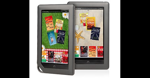 Das Ger&auml;t ist eine Mischung aus E-Book-Reader und Tablet (Foto: Barnes & Noble)